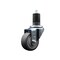 Service Caster 3'' Thermoplastic Rubber Wheel Swivel 1-5/8'' Expanding Stem Caster SCC-EX20S314-TPRB-158 - alternate 1
